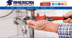 Desktop Screenshot of americandraincleaningandplumbing.com